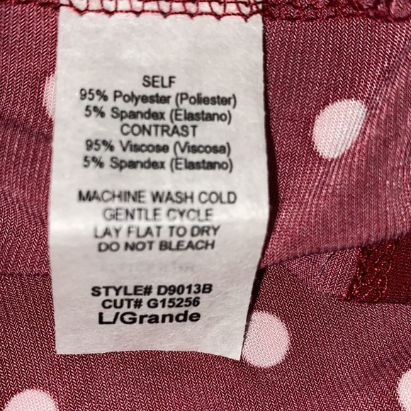 Gilli polka dot dress size large - Picture 7 of 7